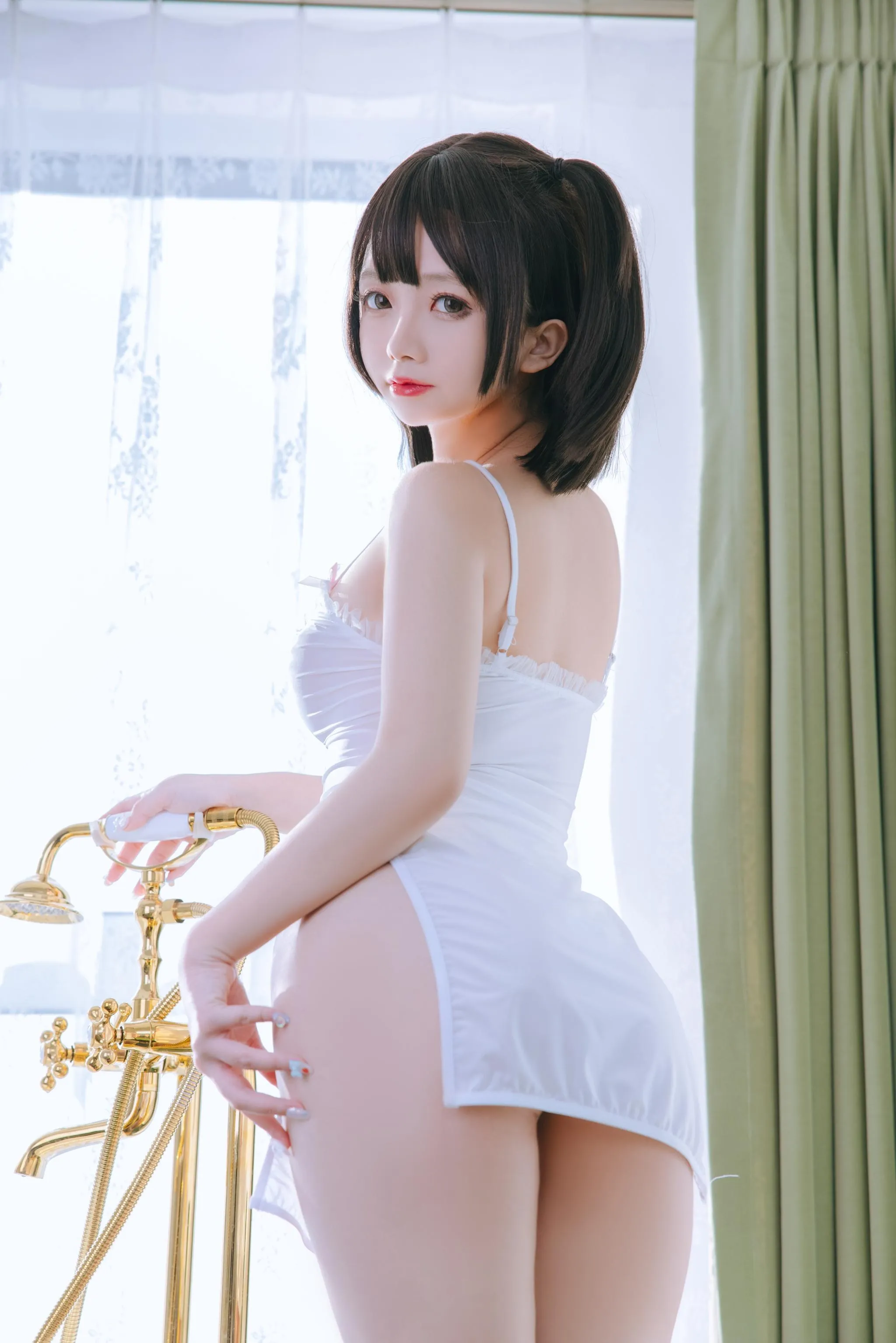日奈娇 – NO.43 湿身小白裙 [70P]插图6